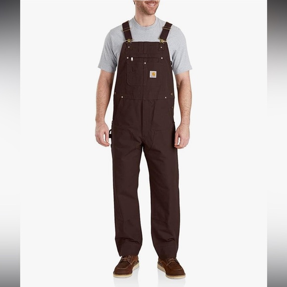 New Carhartt Men's Relaxed Fit Duck Bib Overall XLT